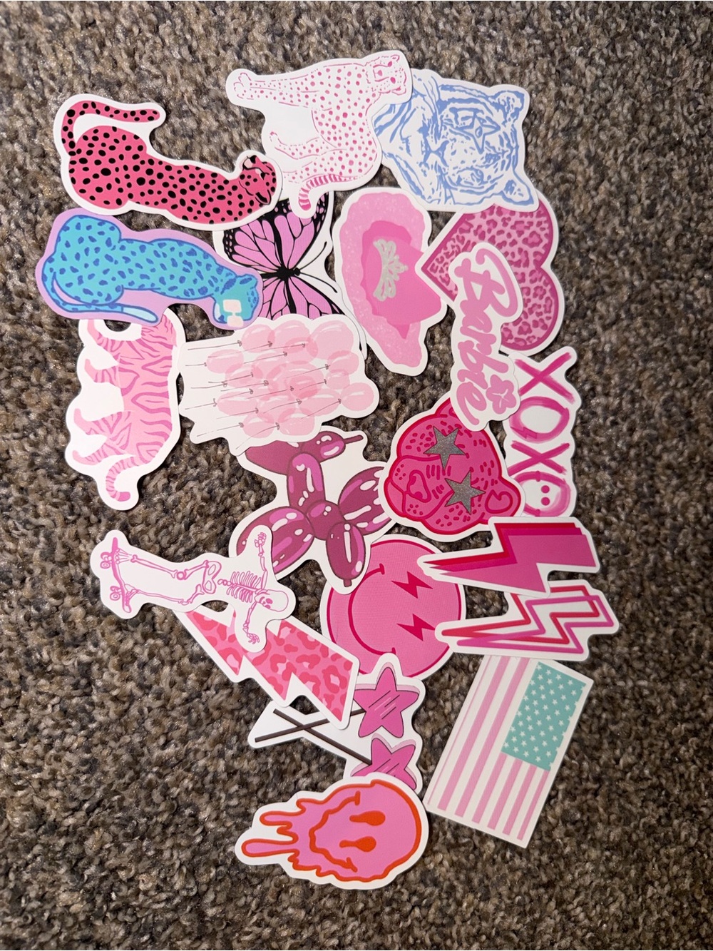 Pink & Blue Sticker Pack - Fun Decorative Decals - Picture 2 of 2